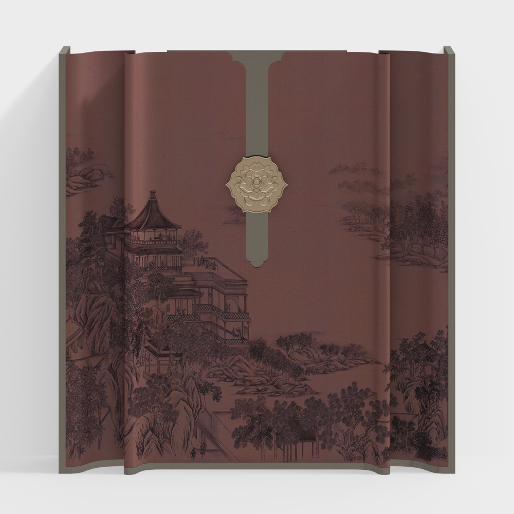 新中式玄关背景20240403(2020)