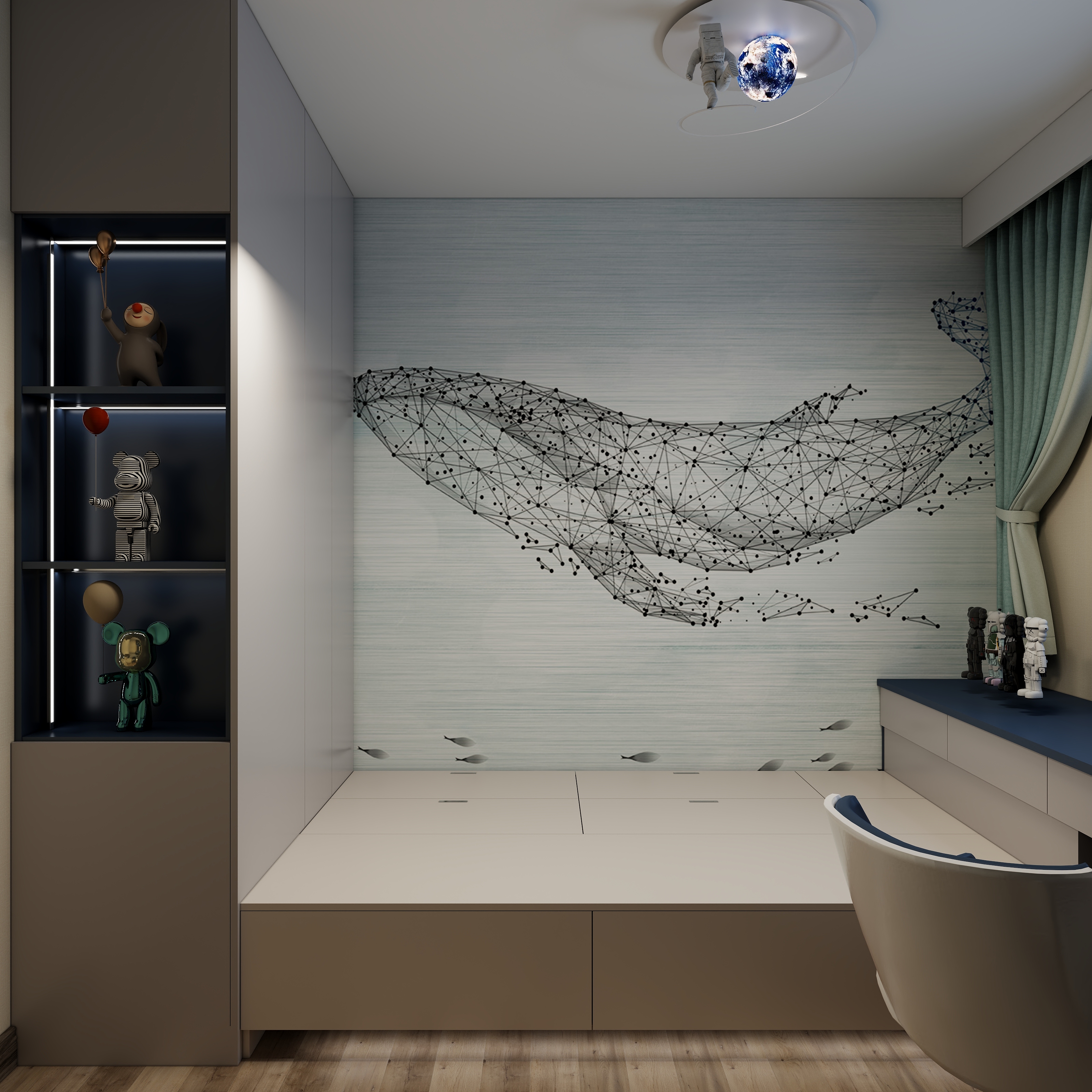 酷乐小疯子-万科未来城B3-3-1802-装修设计方案