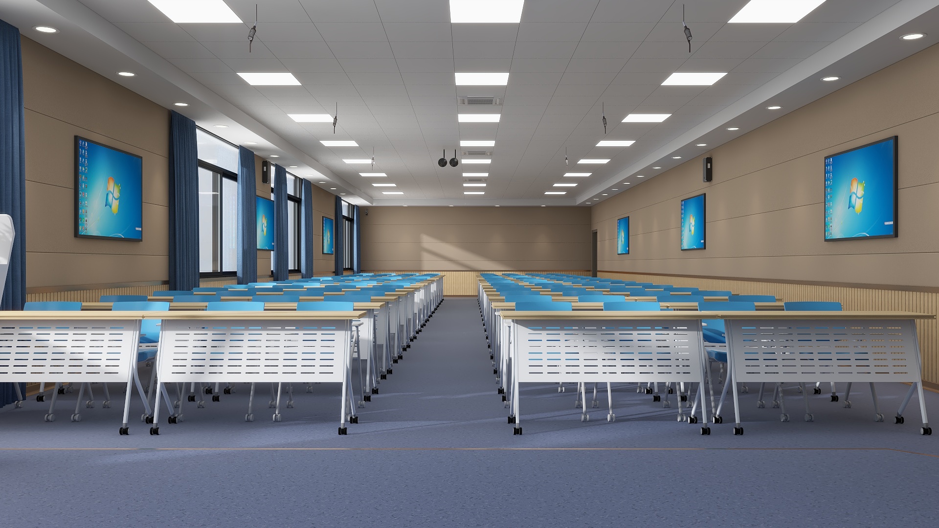 要睡了哦-603、605教室录播室-装修设计方案