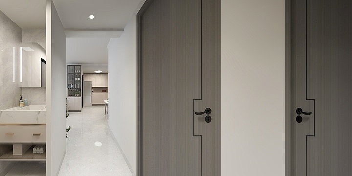 信德装饰13590226483-天屿花园4栋601全景图-装修设计方案