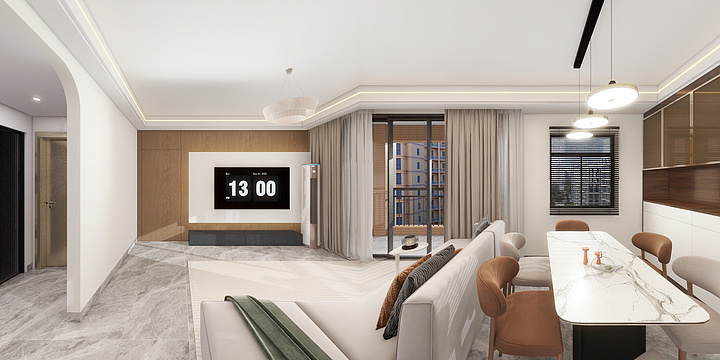 美轩装饰一林舟-沙亭岗-1.0-装修设计方案