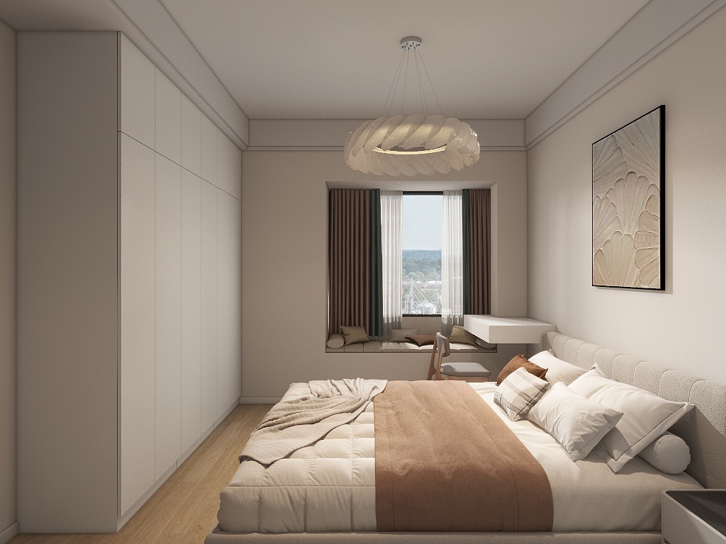 万今装饰-中大城18-1201 改墙-装修设计方案