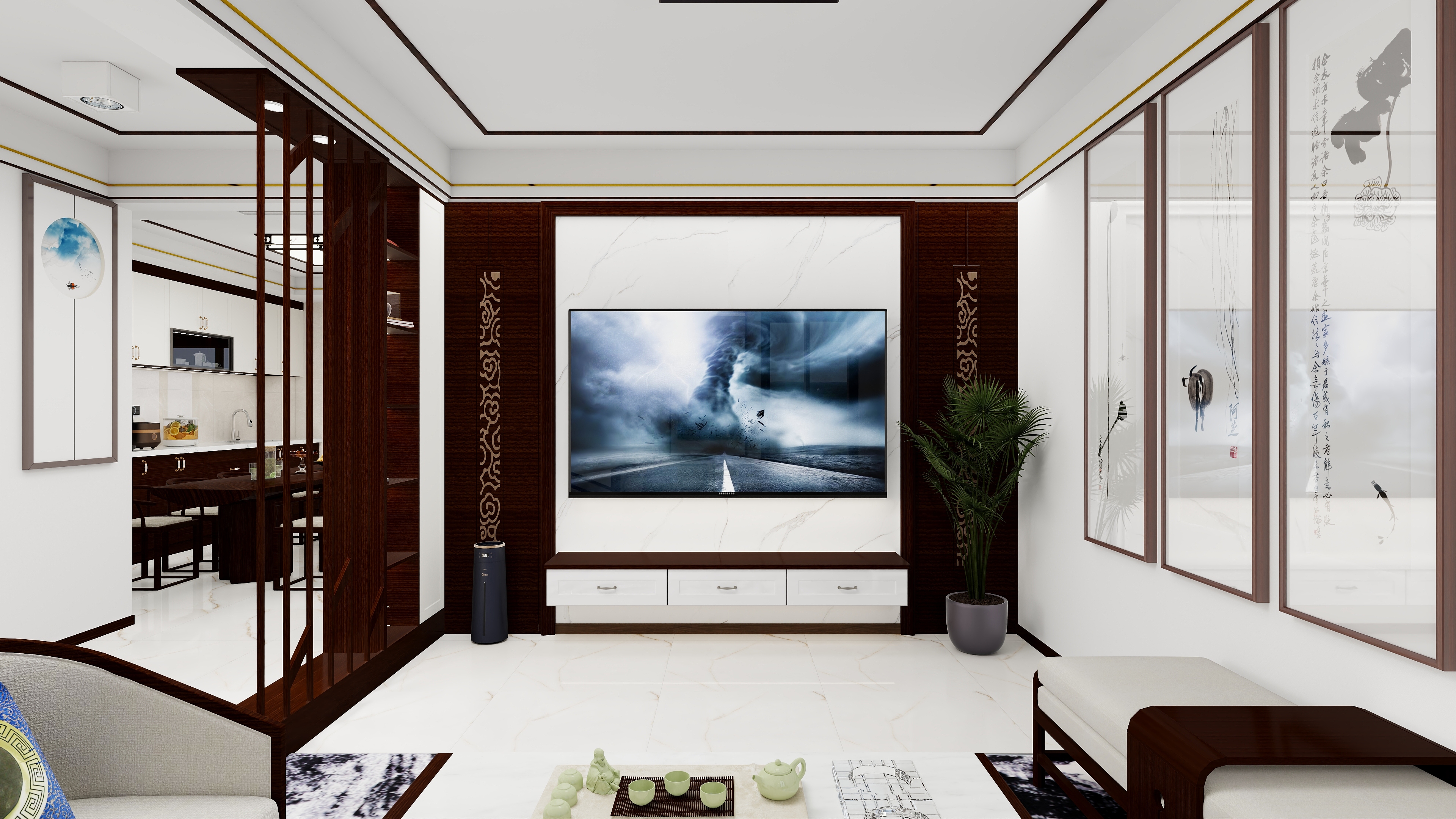 无题2020-万厦枫景137㎡3室-装修设计方案