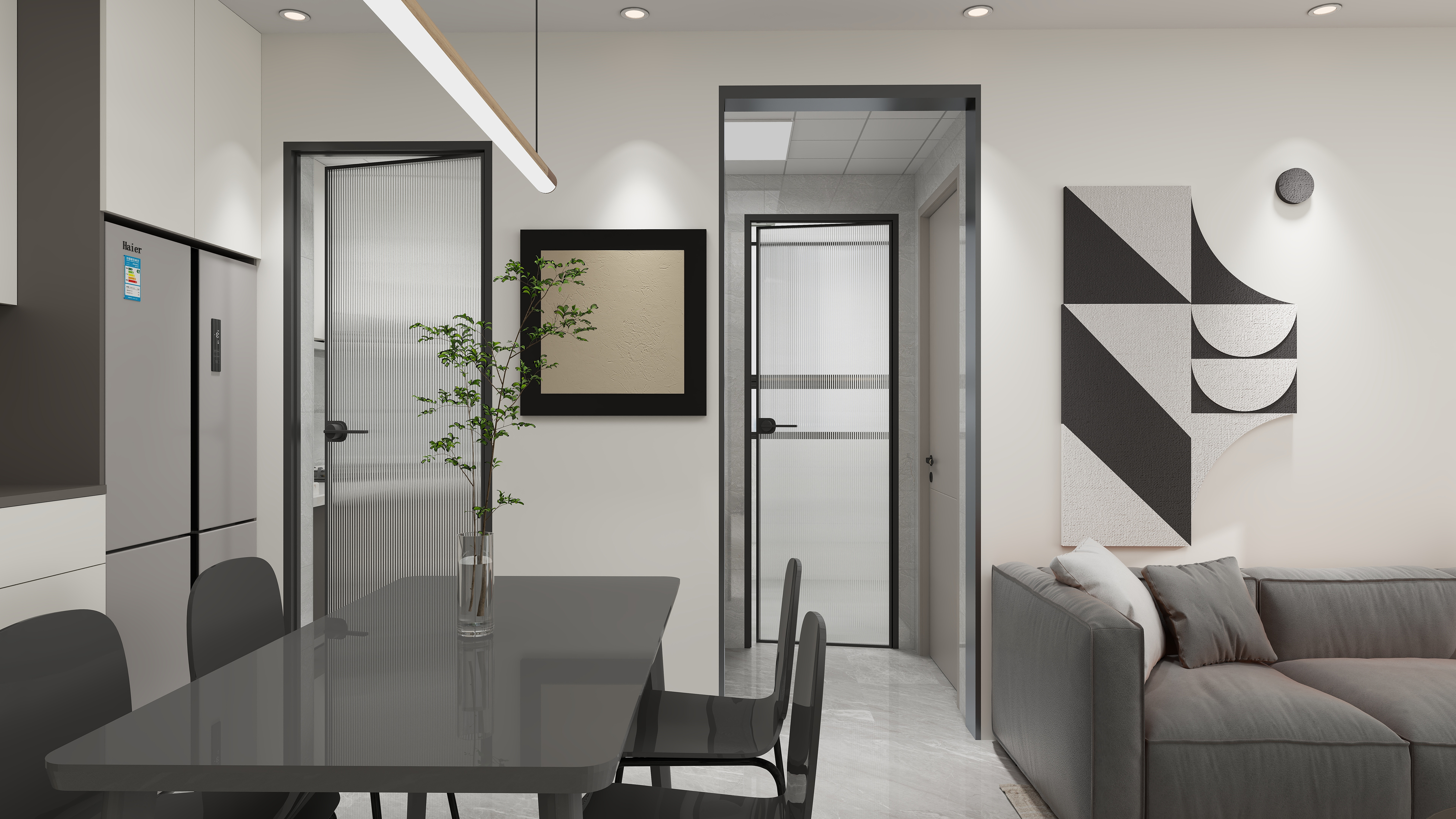 也青.-87㎡3室-装修设计方案