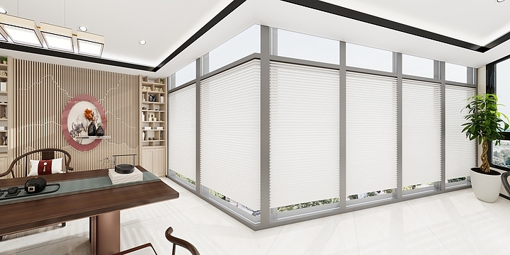 陕西艺美圣光建设工程有限-接待室-装修设计方案