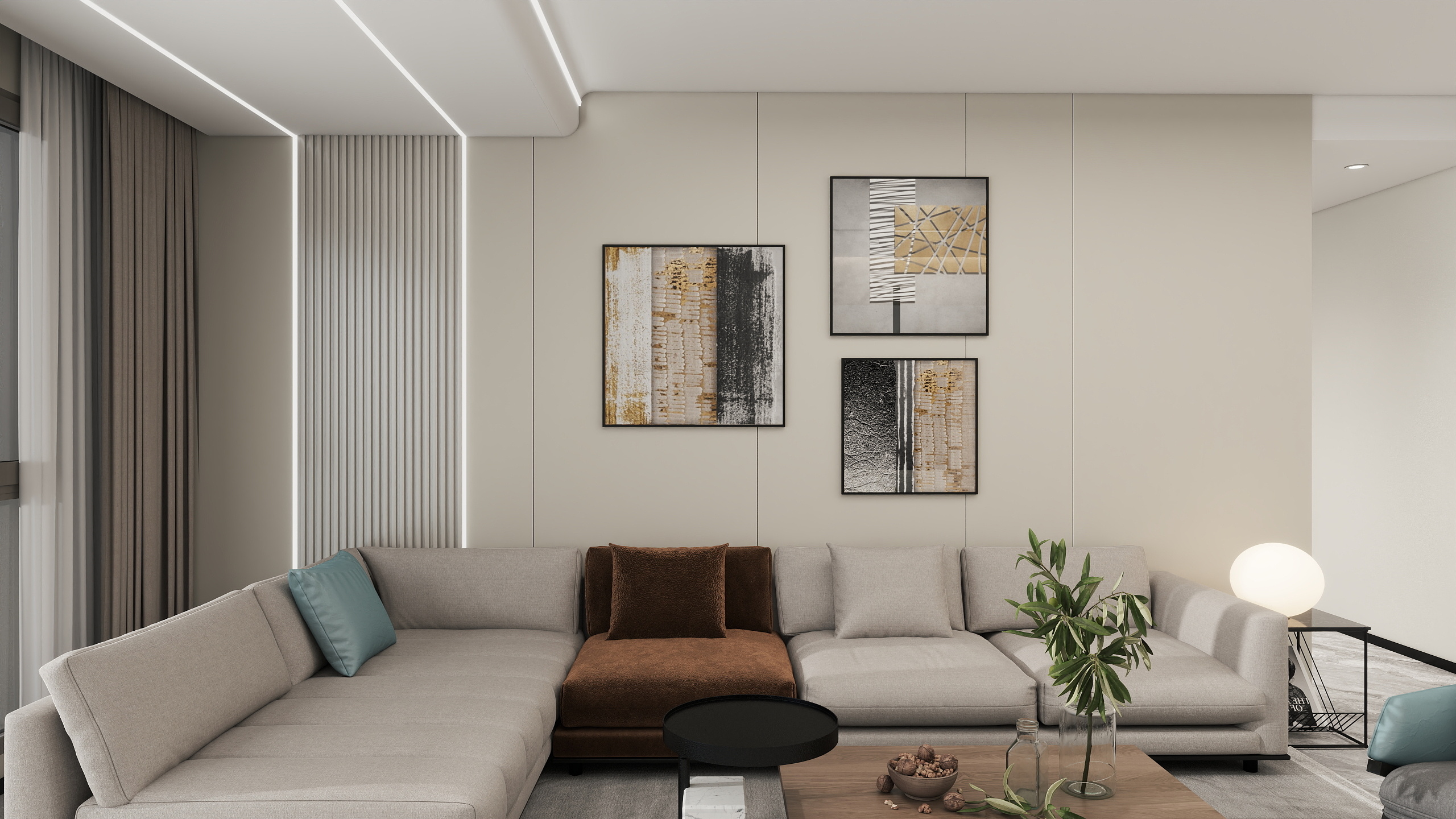 12504300-143㎡1室装修效果图