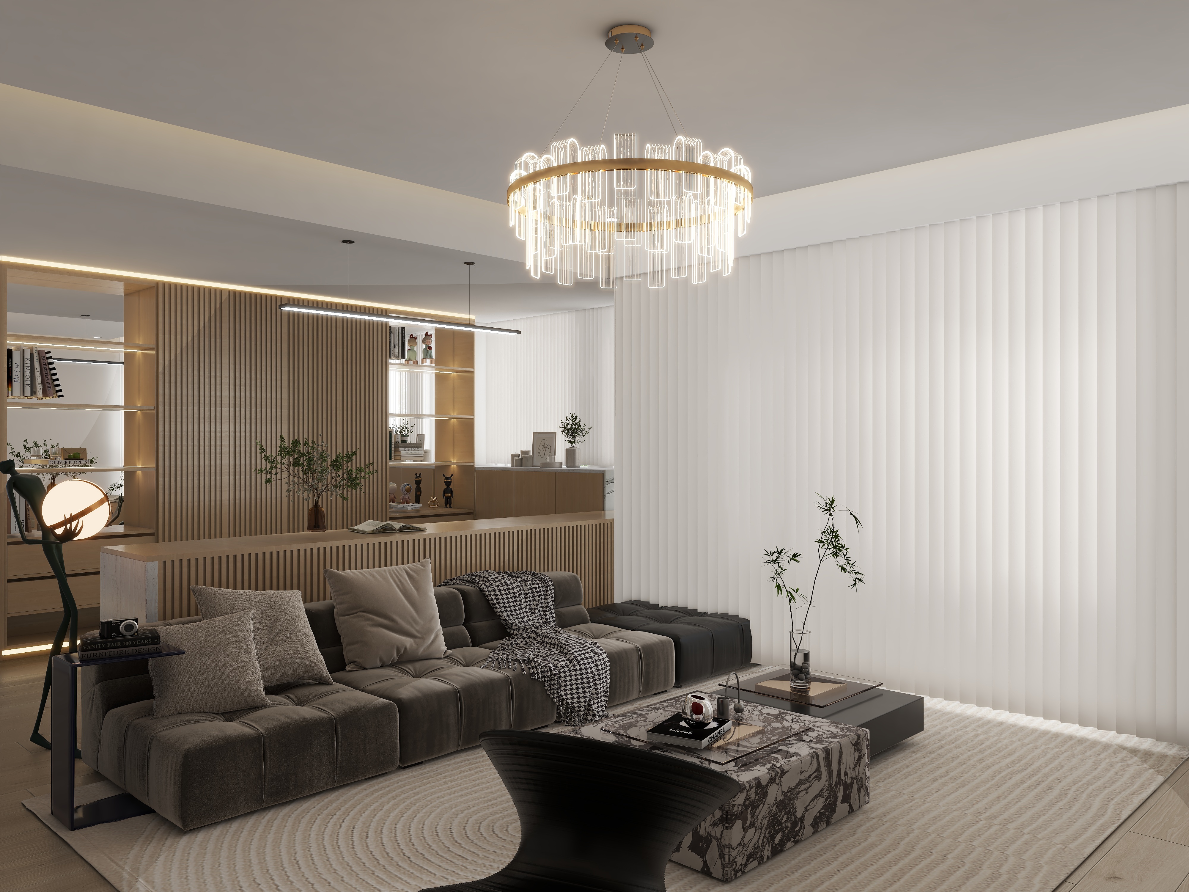 邱玉峰-白玉设计汤臣一品-装修设计方案