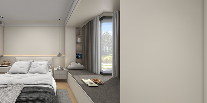 设计师丨賴帥強-歉详.沁园平面布局图-装修设计方案