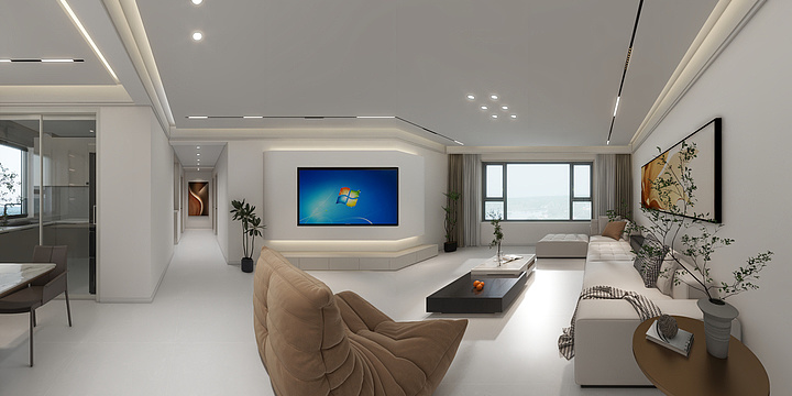 百川装饰设计出品-龙湖国际E12-1-东户-装修设计方案