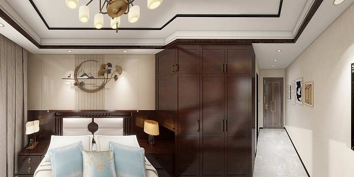 一抹朱砂-廊坊赵云旺家-装修设计方案