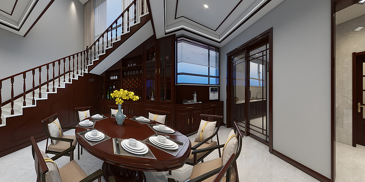 90度全屋定制靖边店-靖边南关尚总别墅-装修设计方案