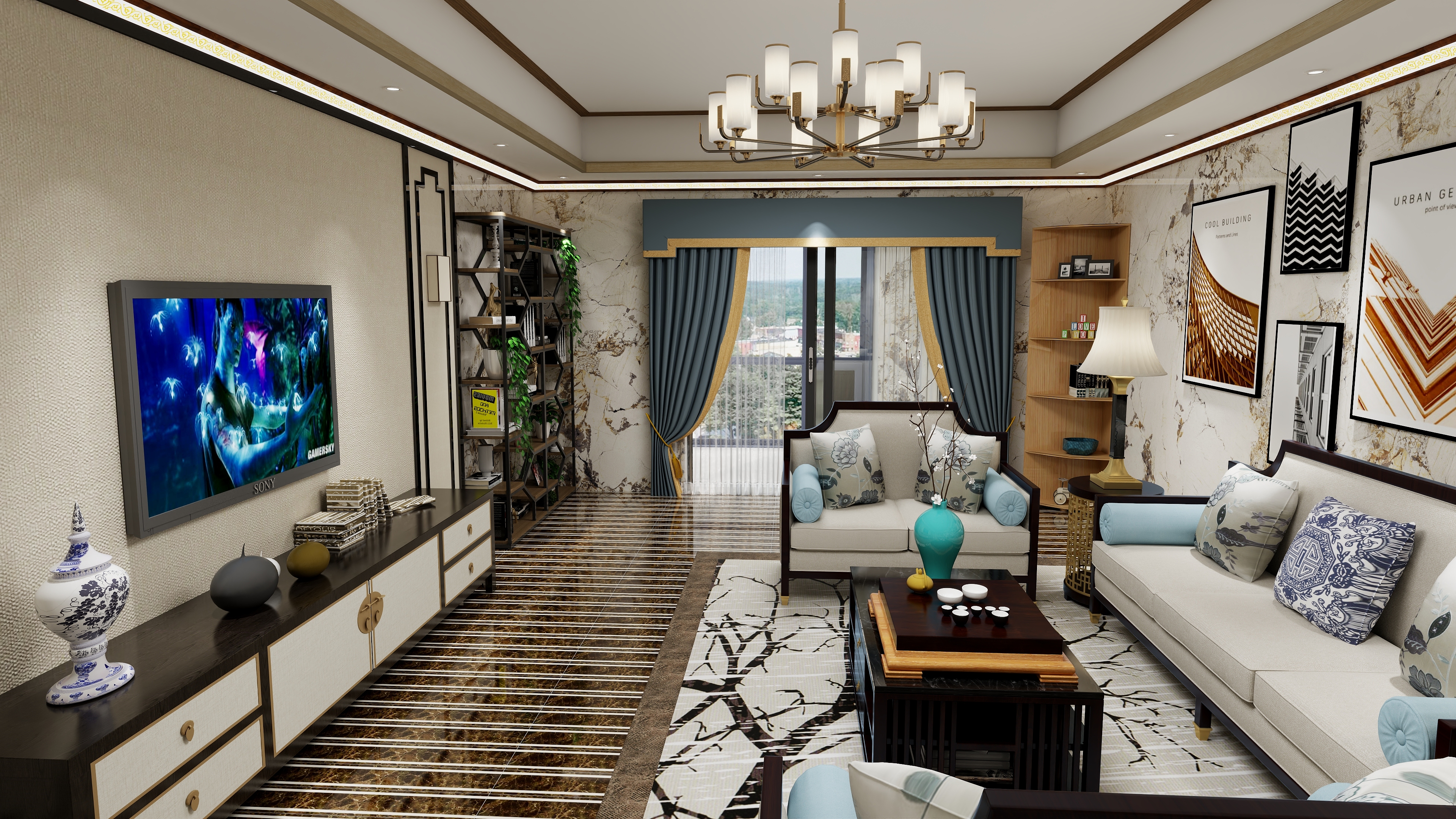 设计师馕哥-保利东湾54㎡-装修设计方案