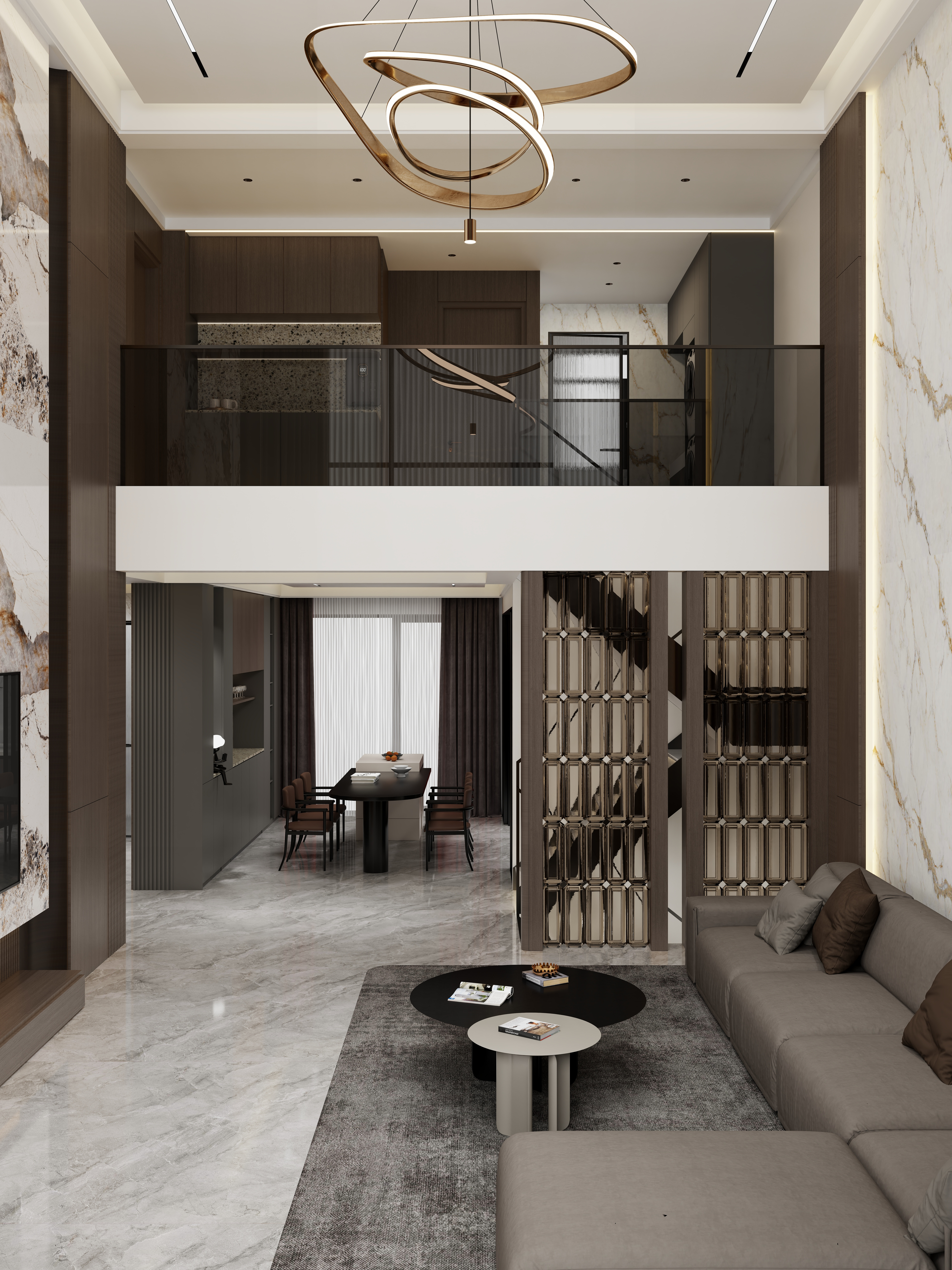 齐小北-书香悦府|意式|200平叠拼-装修设计方案