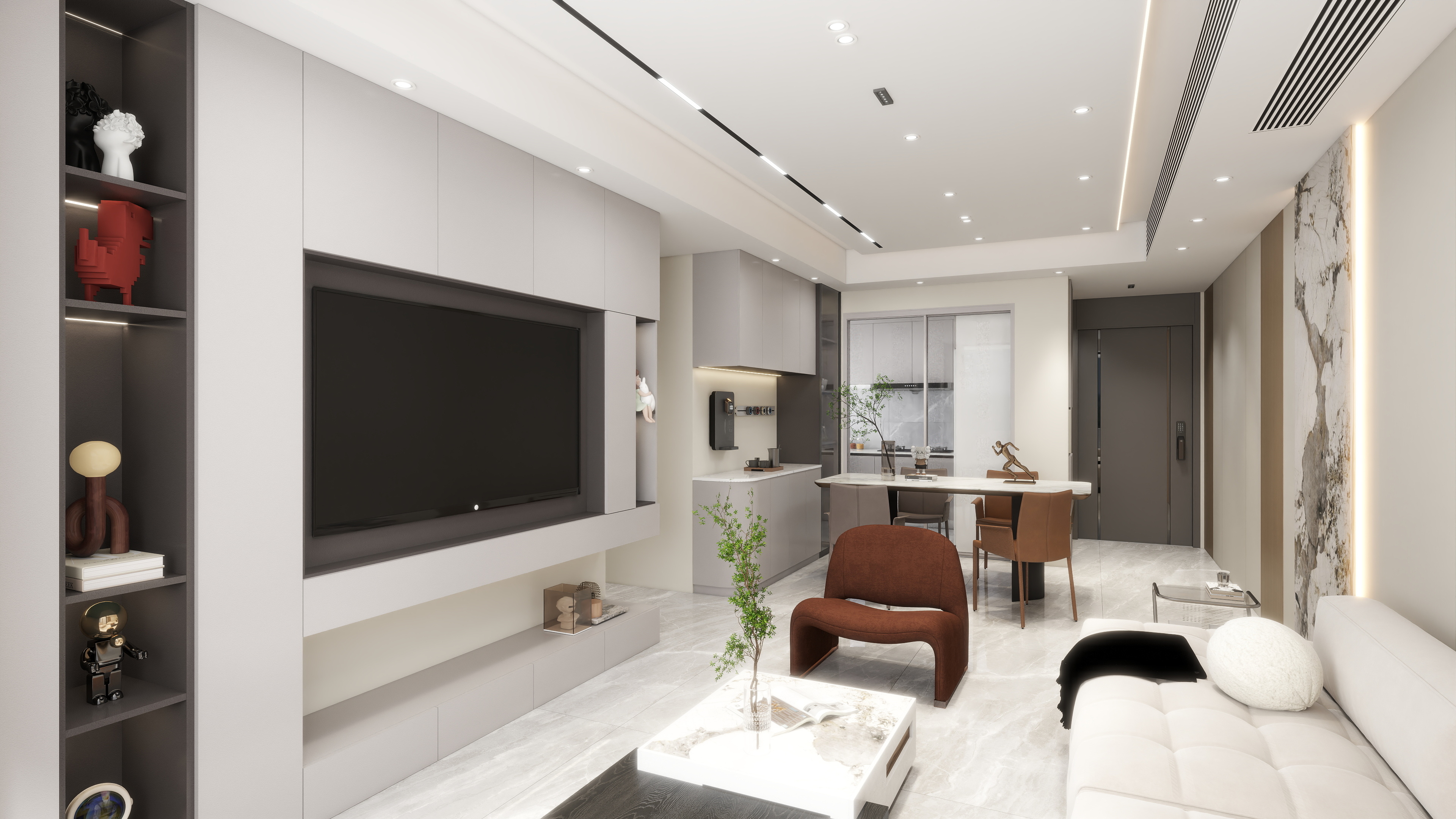 张雪松-宝龙广场3室-装修设计方案