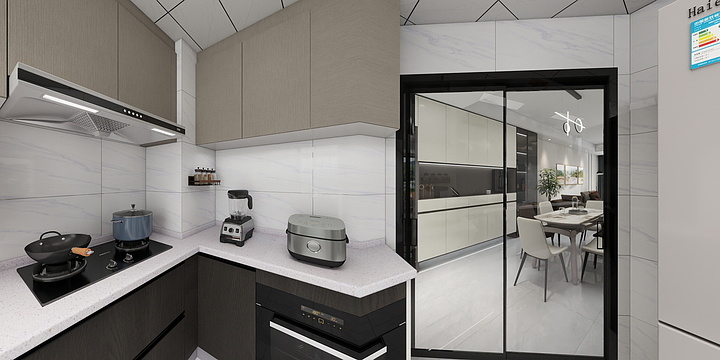 四川巴中巴州店-东方府10栋1504DT-装修设计方案