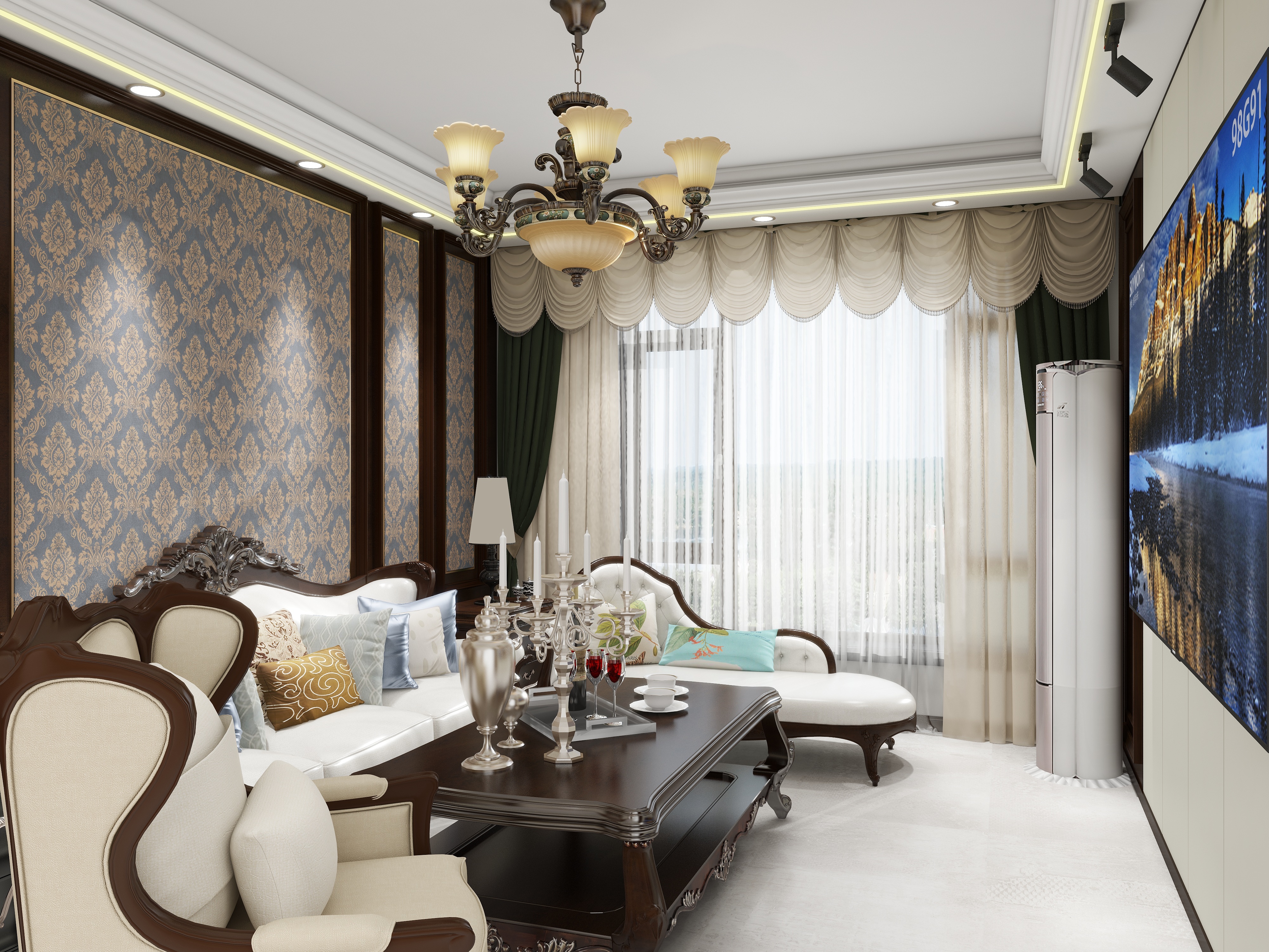 无题2020-保利时代新中式79㎡3室-装修设计方案