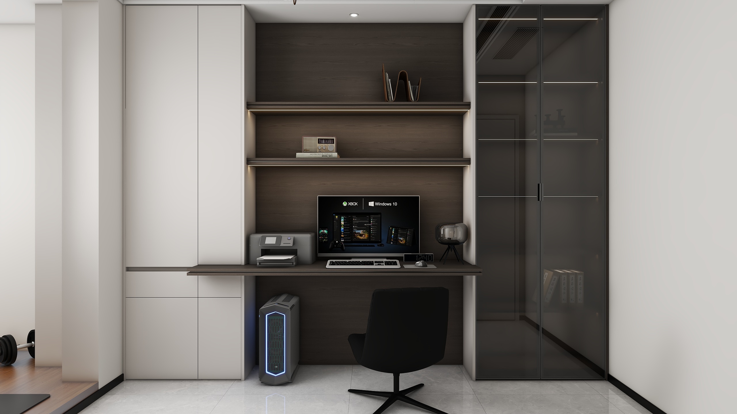 ONE丨DESIGN丨刘辰尧-燕港御灏府137㎡4室装修效果图