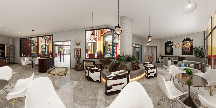 mli装饰-奶茶店-装修设计方案