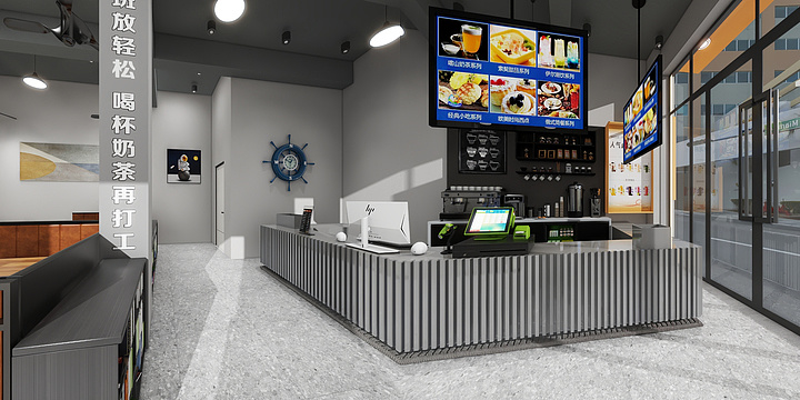 南京鲸曦宇传媒广告有限公司-茶作室内外-装修设计方案