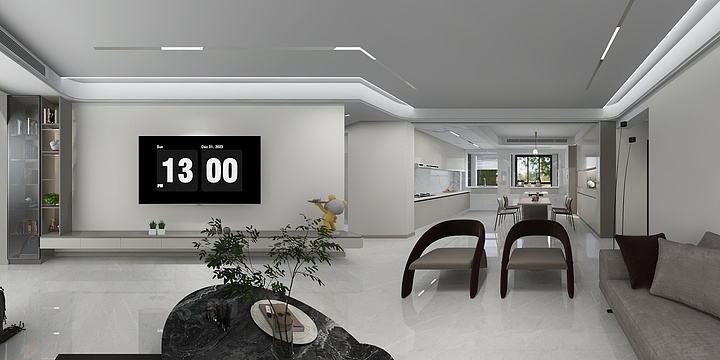 设计a2-40珑玺湾二期15-602-无主灯-装修设计方案