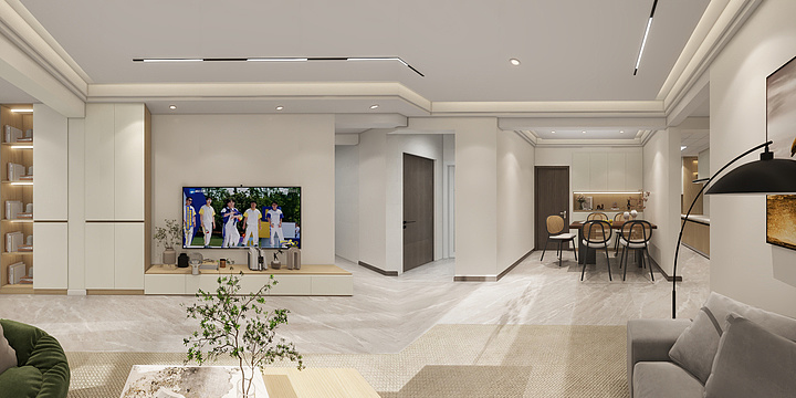 龙辉装饰工程有限公司-凤家古镇御府2-802全房柜子-装修设计方案