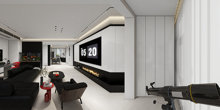 低调の奢华设计师李静-北京城房18#706户型107平方--方案二-装修设计方案