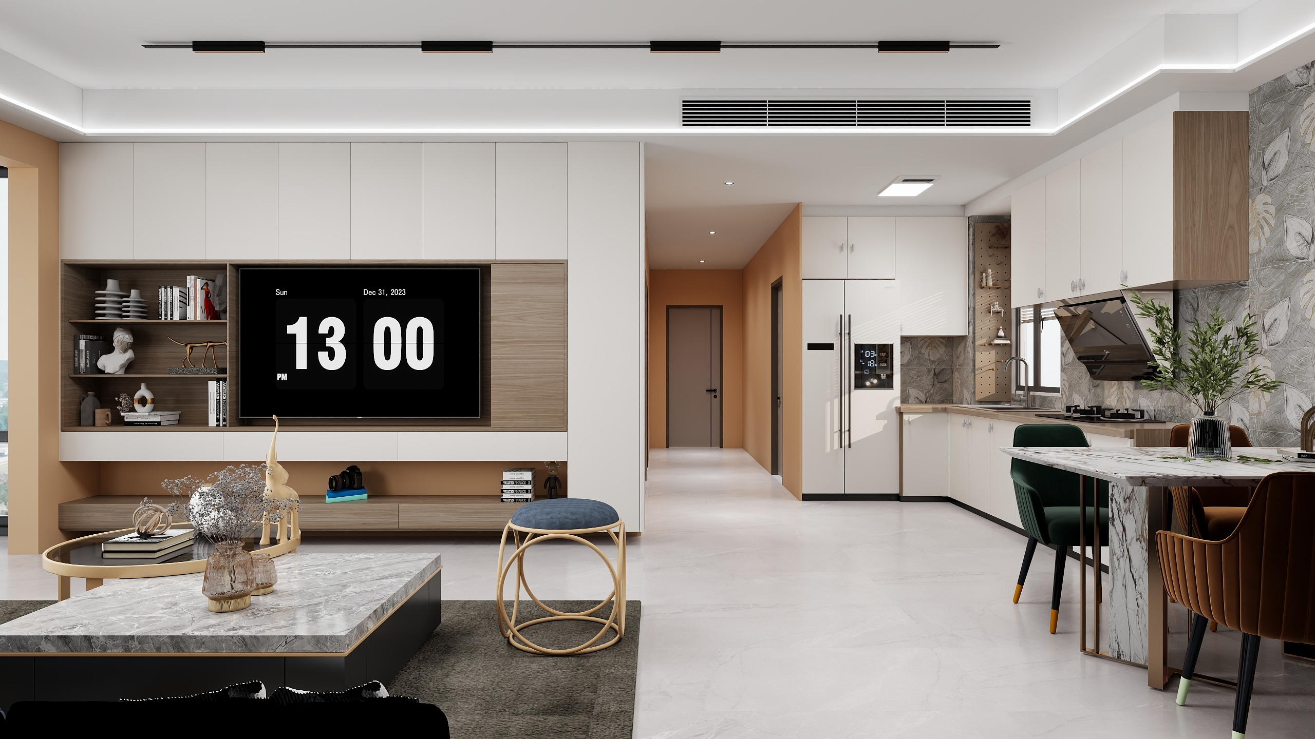 joaheyo-上城世家118平现代定制柜-装修设计方案