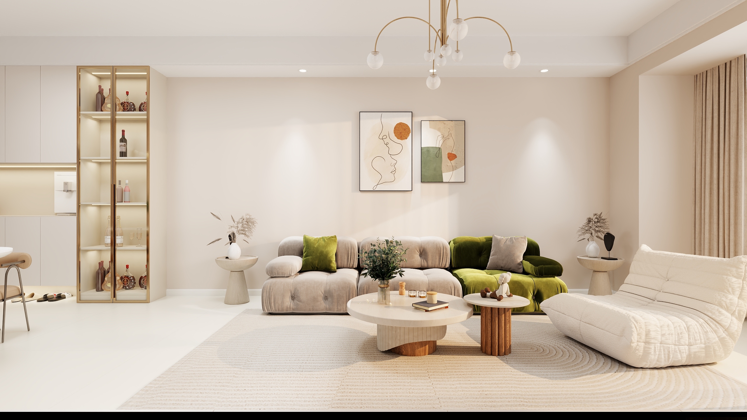 林顺元-阳光中央公园94㎡2室-装修设计方案