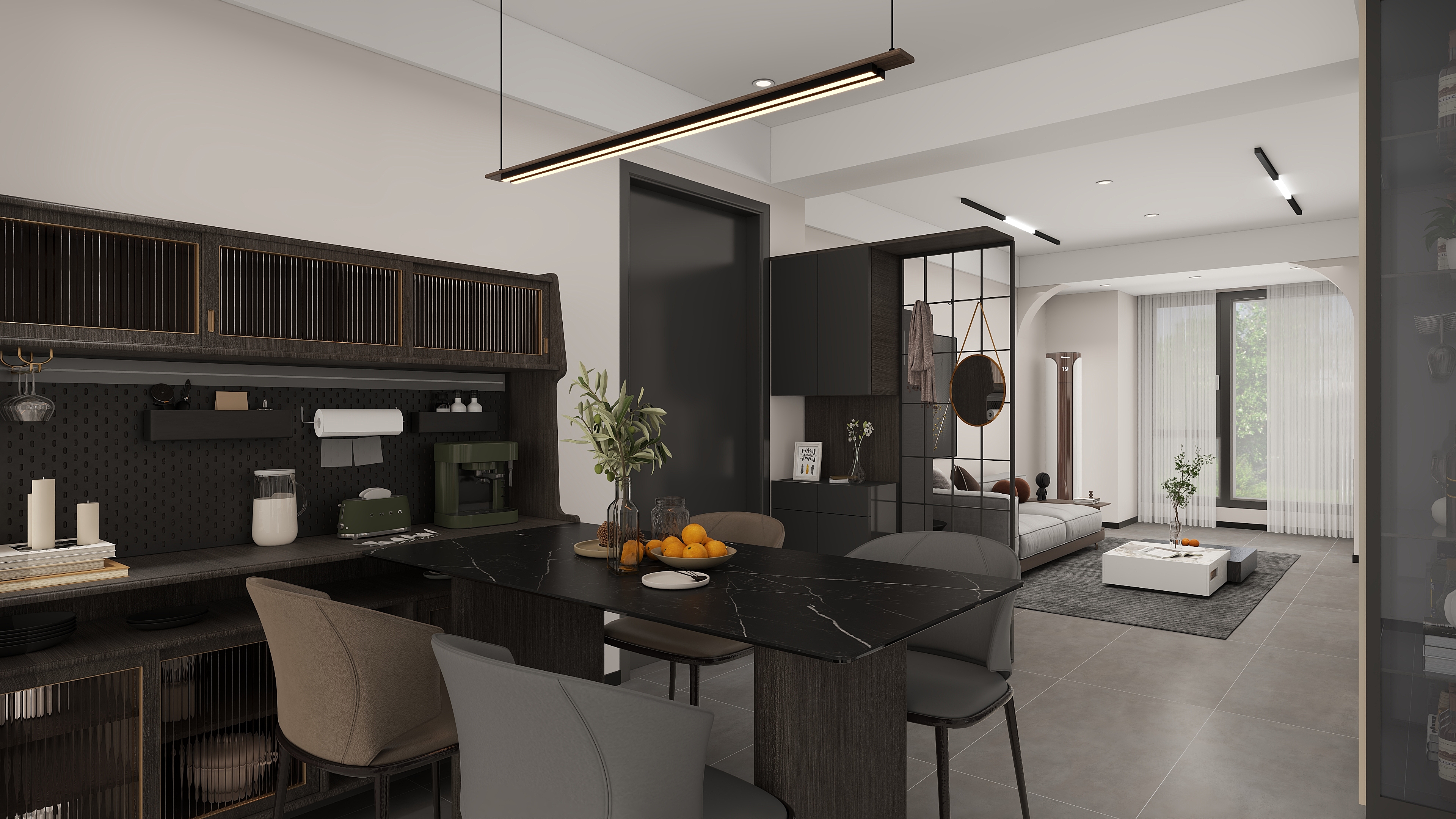 HKAnXl-天悦湾9-602(暗黑系)-装修设计方案