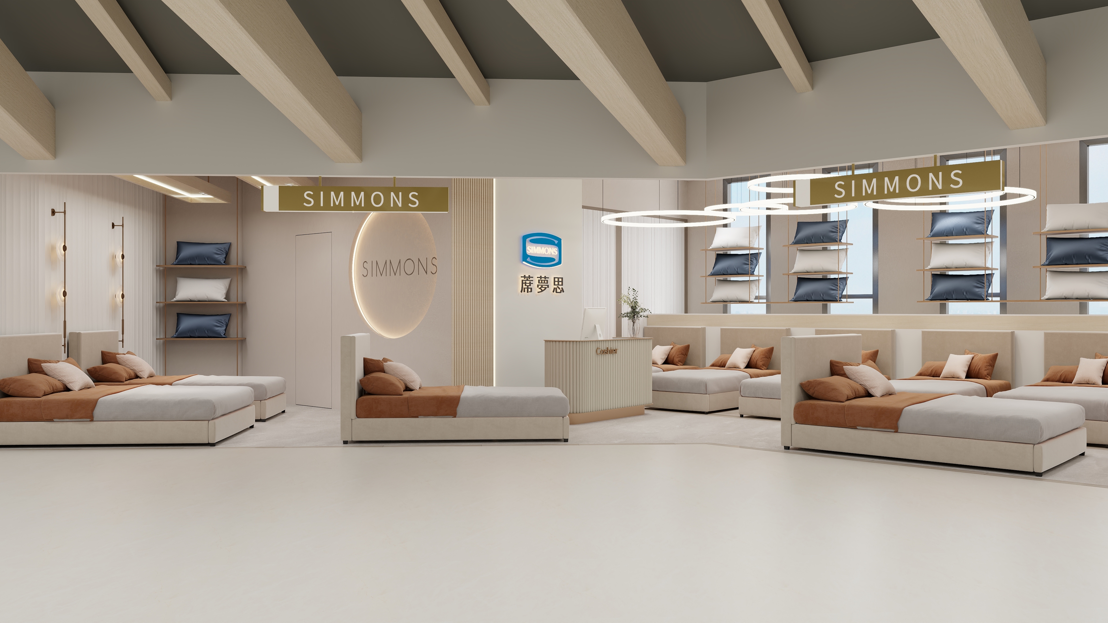 设计师晓风-席梦思SOGO店面方案c-装修设计方案