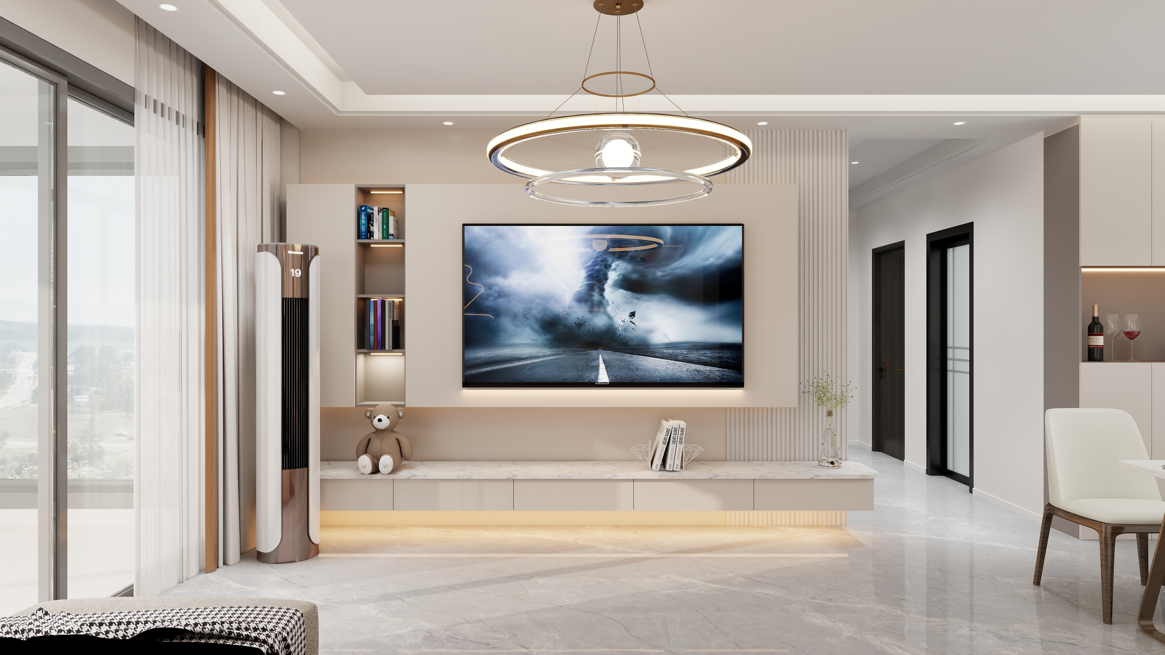 吴羡好.-极简风格-清平华府2001户型平面方案-装修设计方案