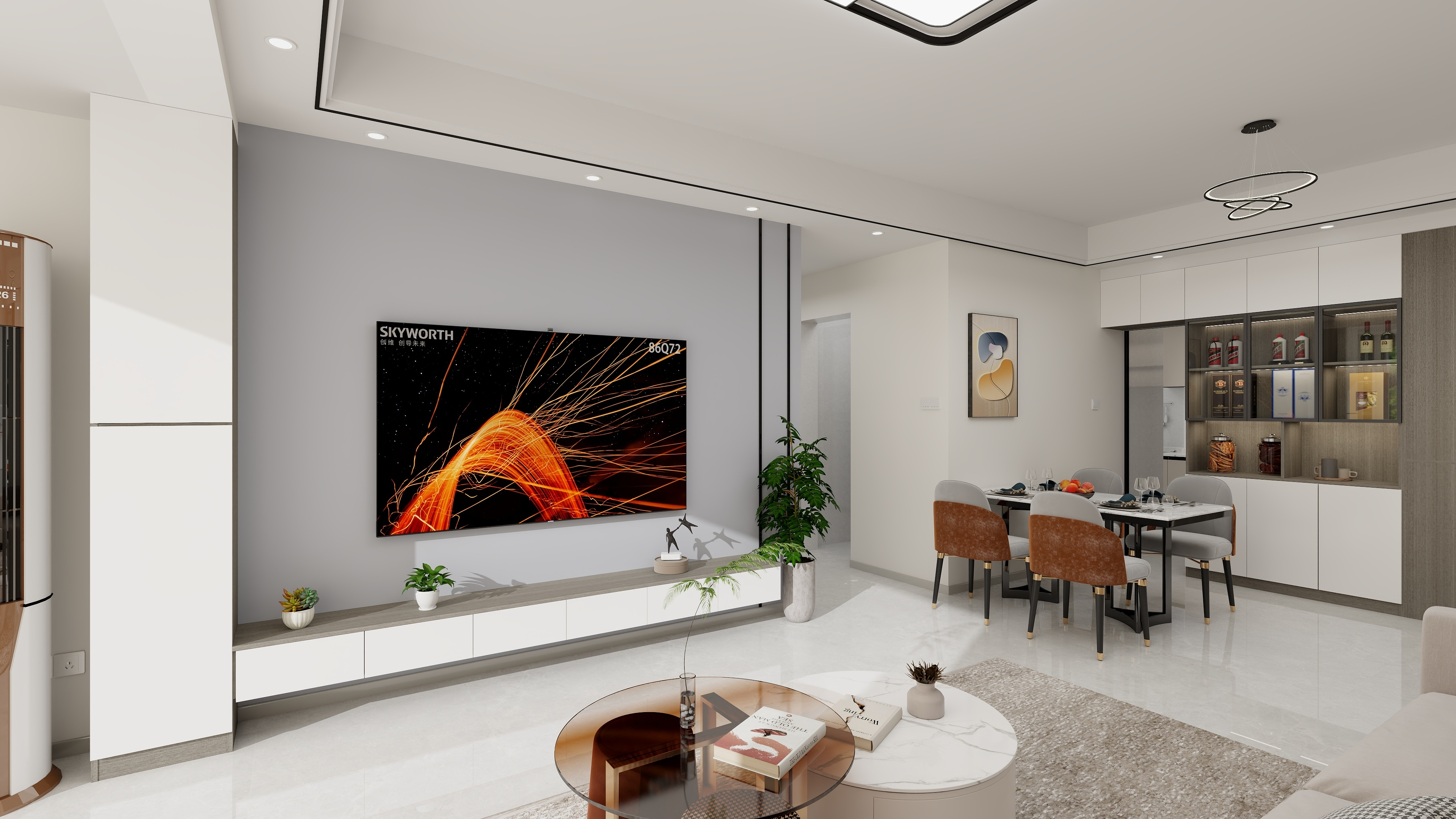 阿金装饰设计-圣桦城99㎡3室-装修设计方案