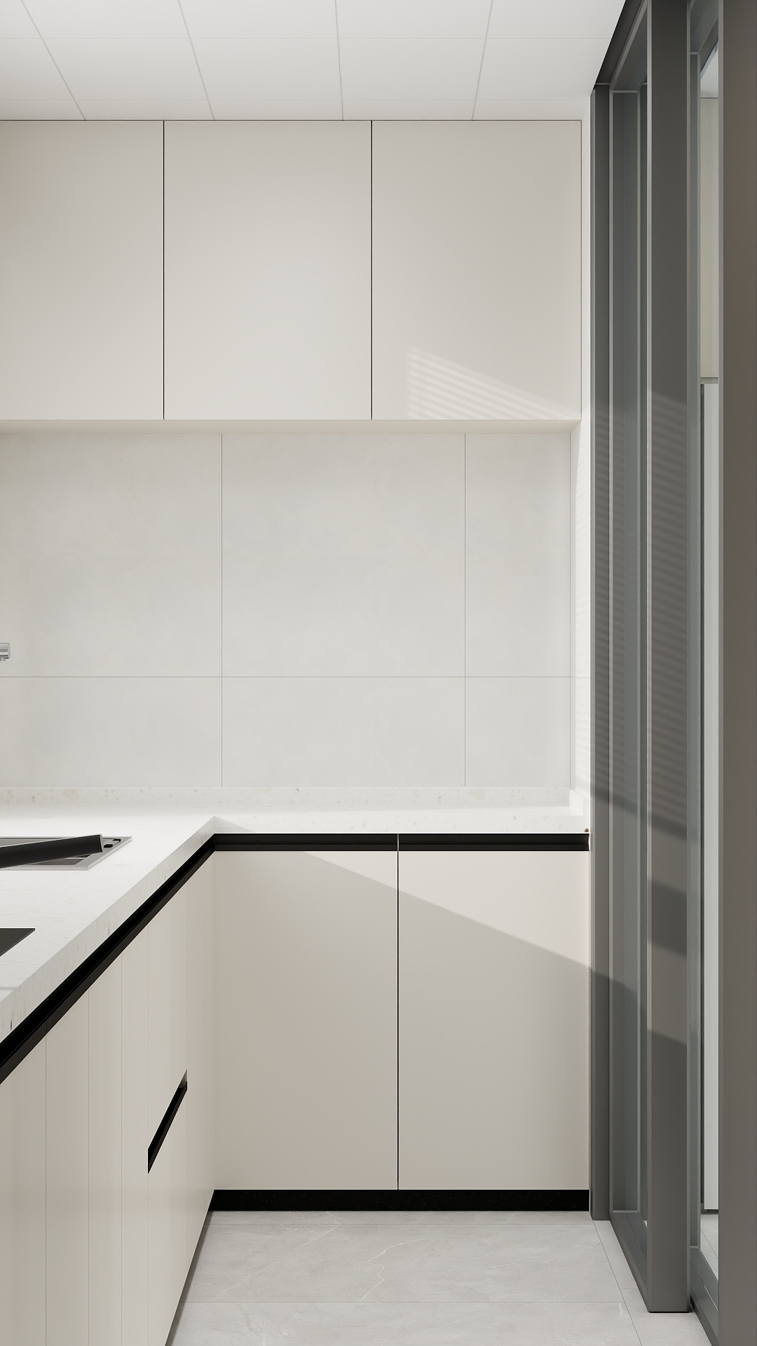 吴爽-203m²现代简约风格装修效果图