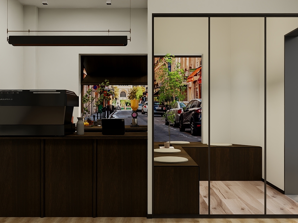 Poult_yu-咖啡店-装修设计方案