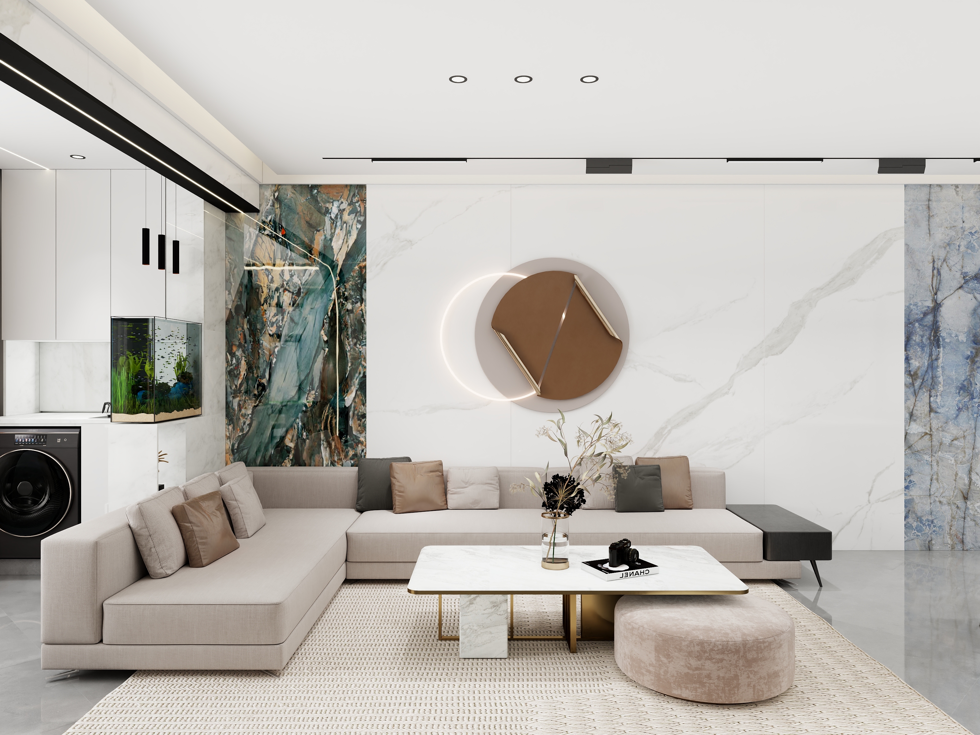 毕节艺禾装饰设计有限公司一邓思诚-德诚春天里123㎡4室装修效果图