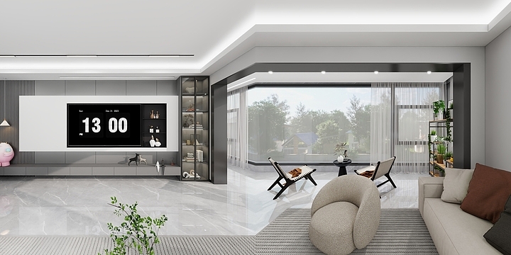 青木EYku-招商雍澜湾 效果图-装修设计方案