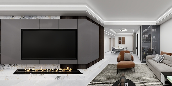 室内設計_錢-天骄俊园 4-2-301 -.dwg-装修设计方案