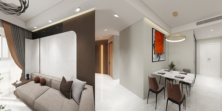 时光StuDio-牧园装饰保利紫云87平-装修设计方案