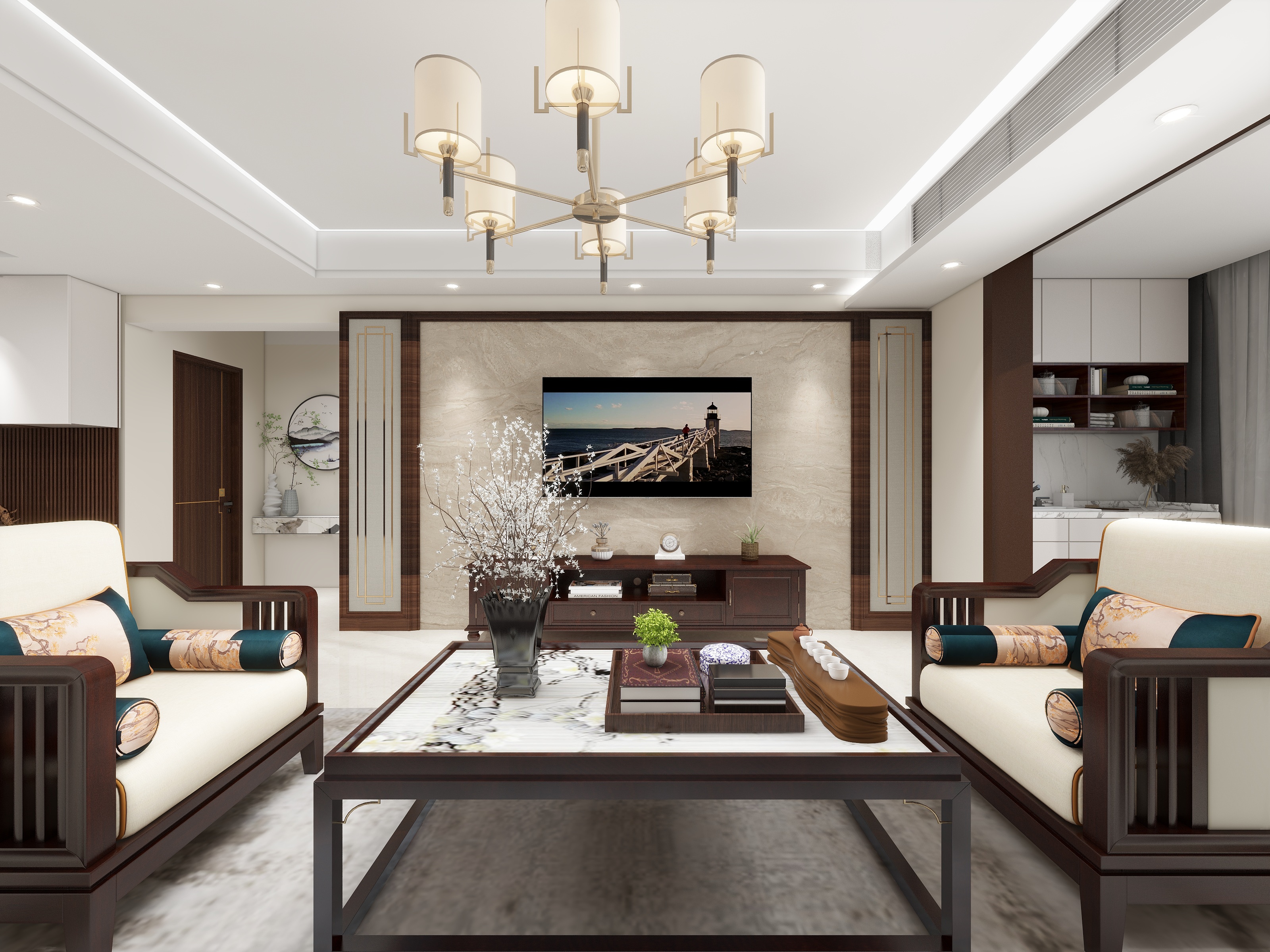 私人定制设计~谢-金域咸阳131㎡3室-装修设计方案