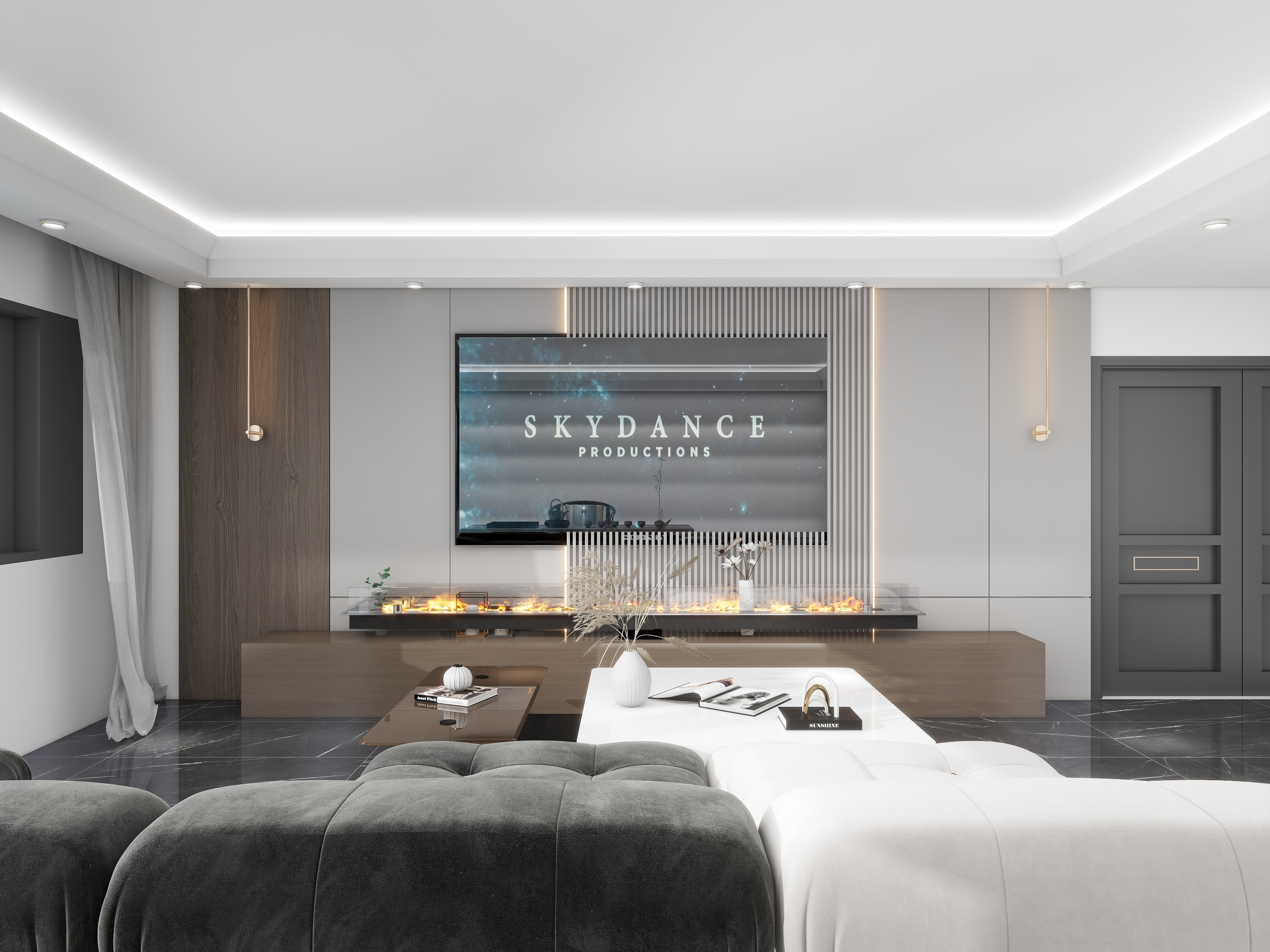 致娴小筑-织金水乡4号地轻奢125㎡3室装修效果图