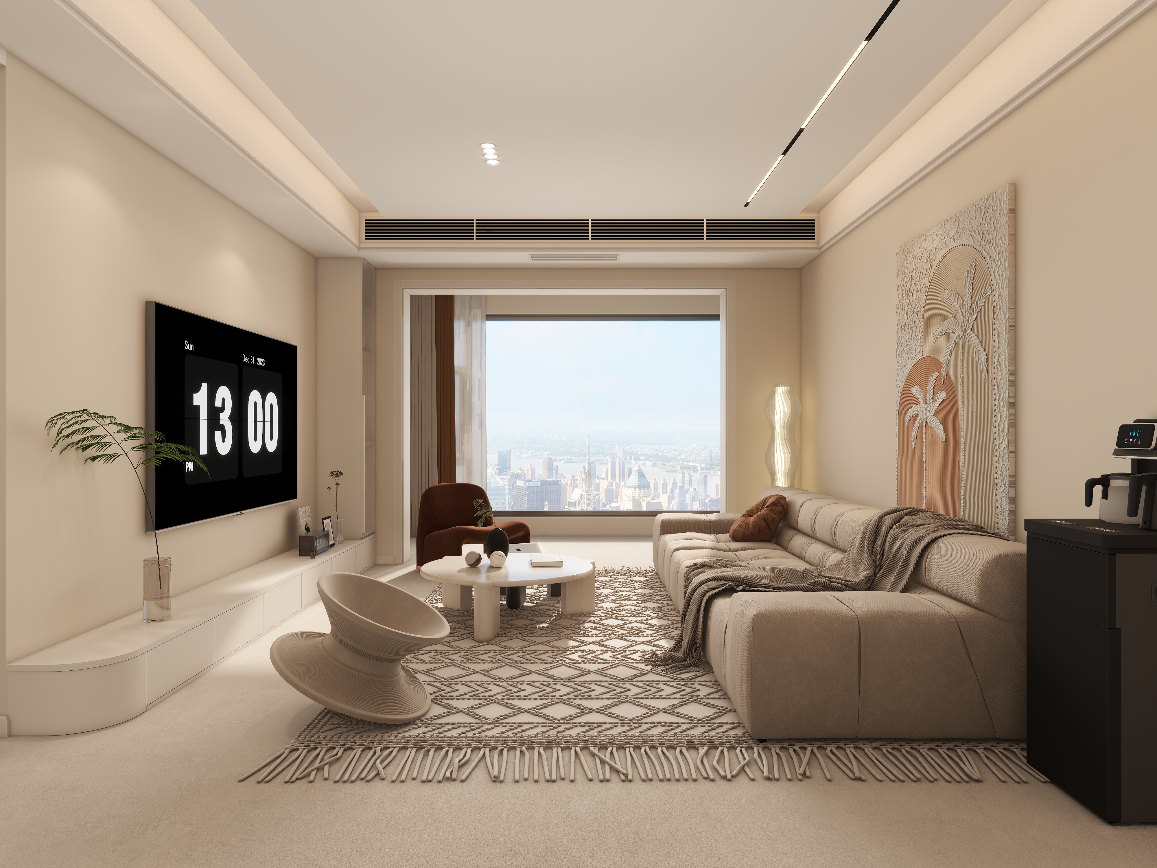 ML一DESIGN-江安丽雅天辰奶油风-装修设计方案