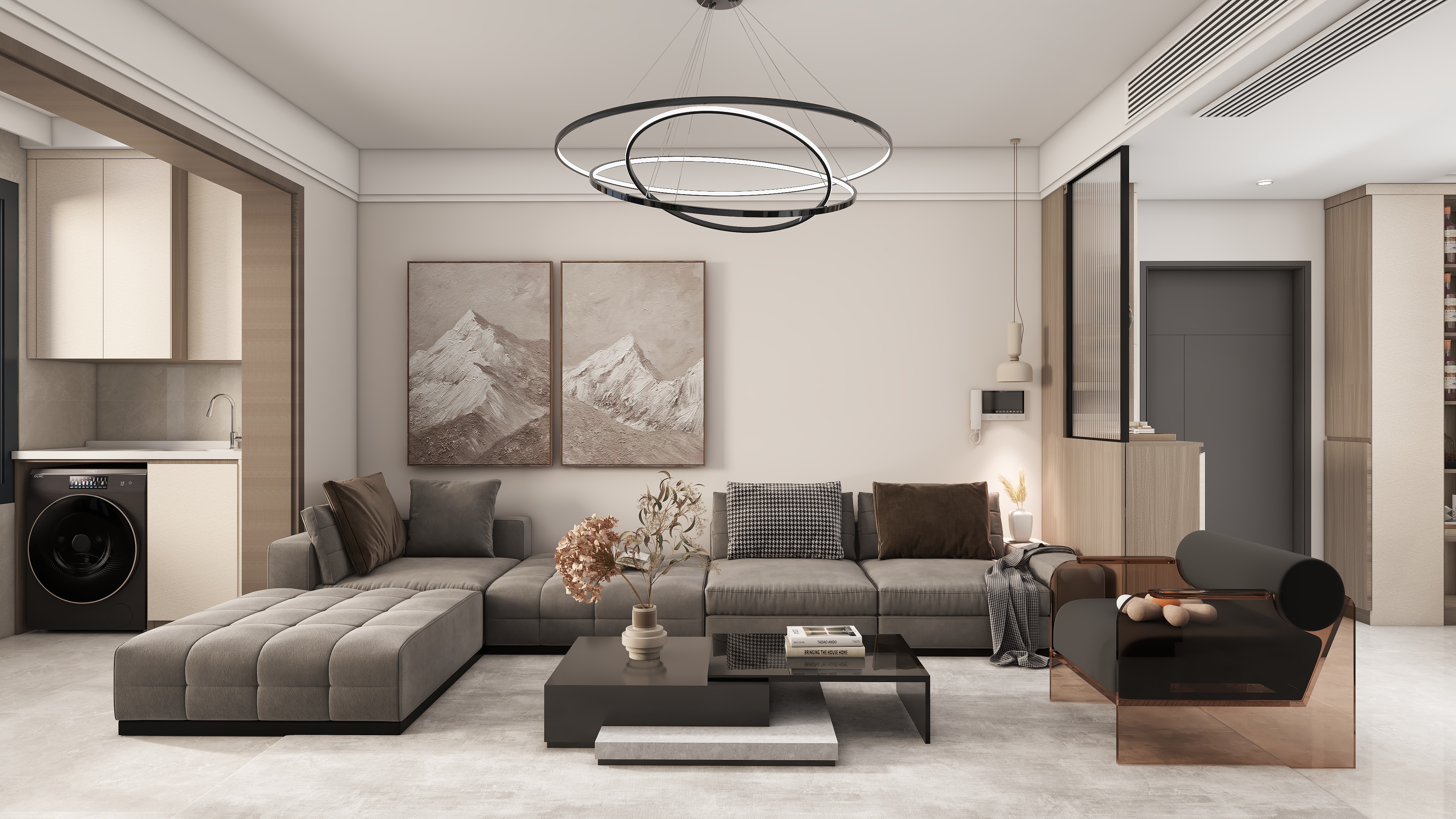 济南章丘加盟店-114㎡3室-装修设计方案