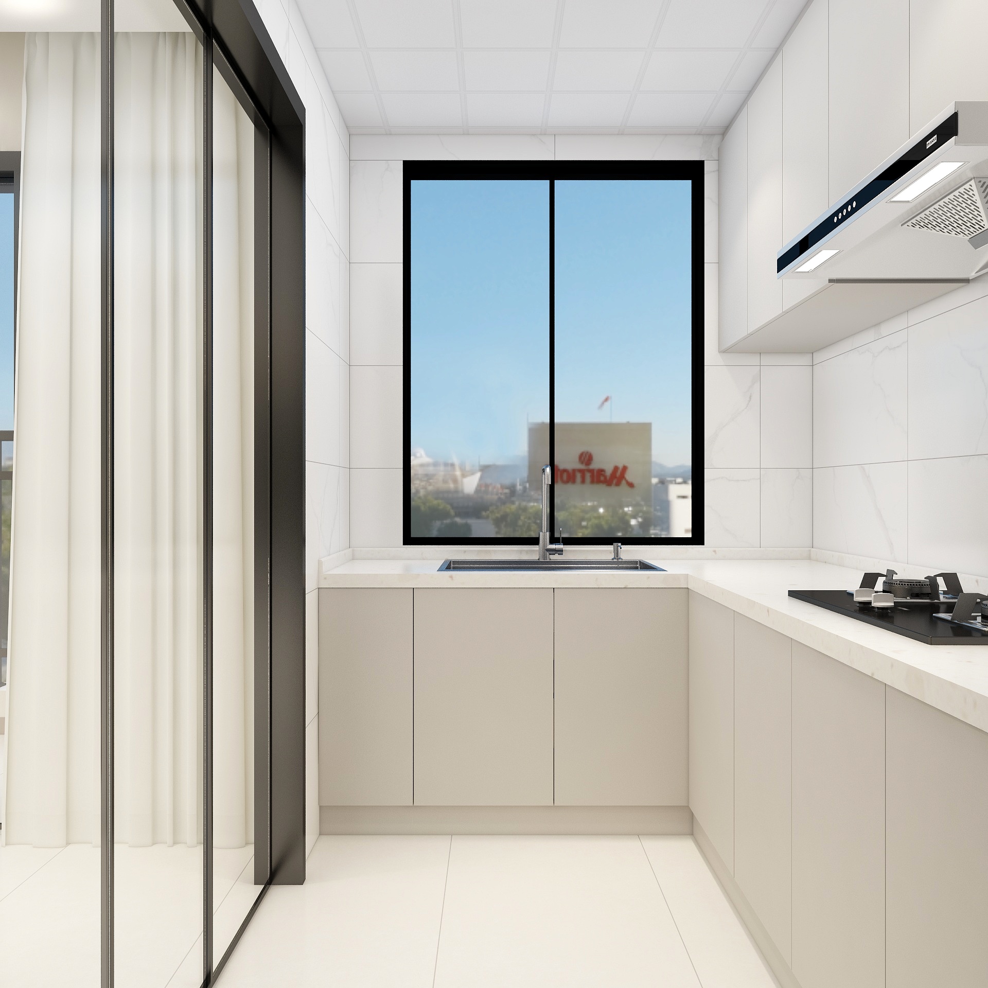 湛智华-现代简约143平4房 卓越维湾装修效果图