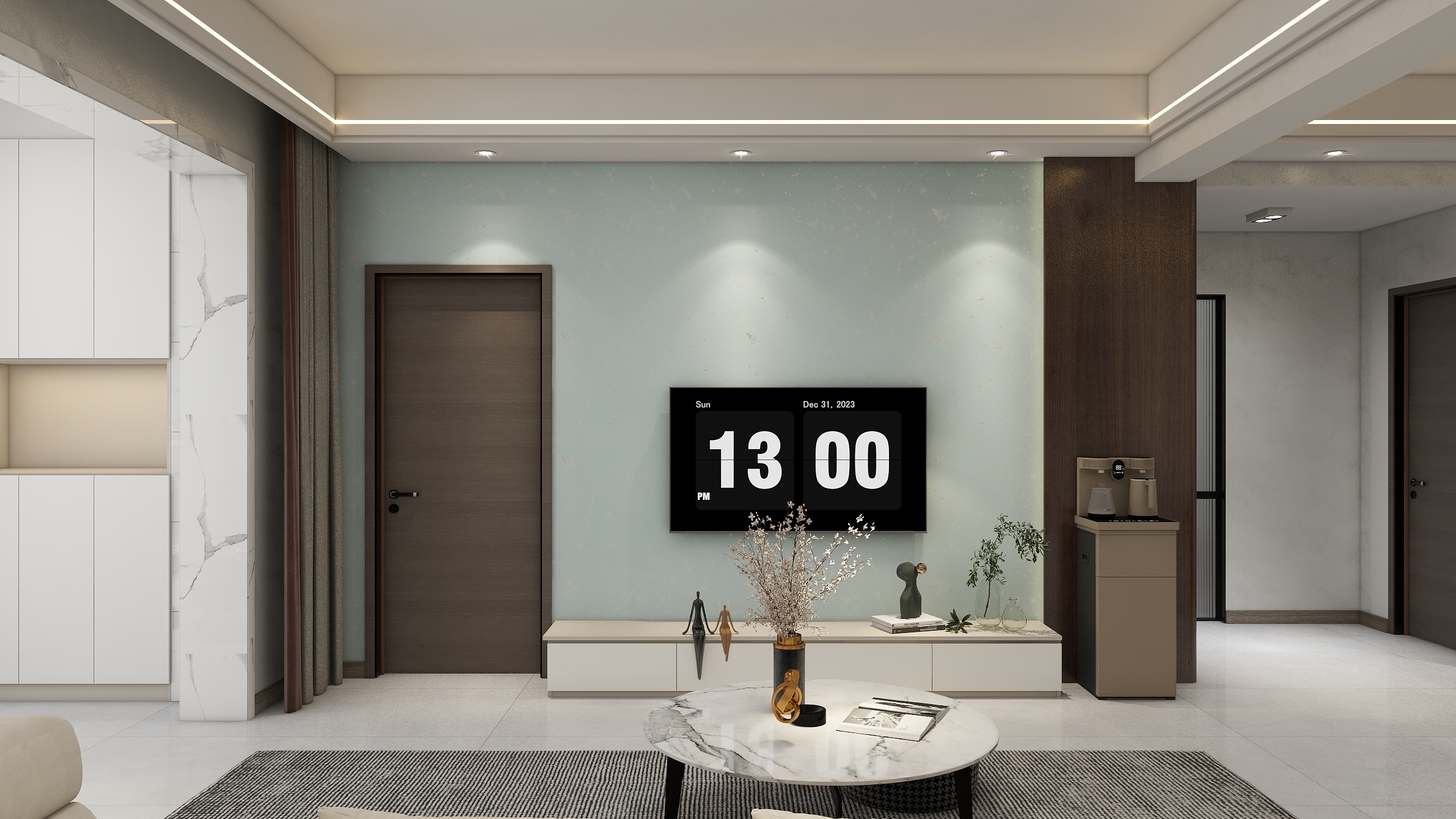 设计师如一-孝感剑桥鑫天地现代简约113㎡3室-装修设计方案