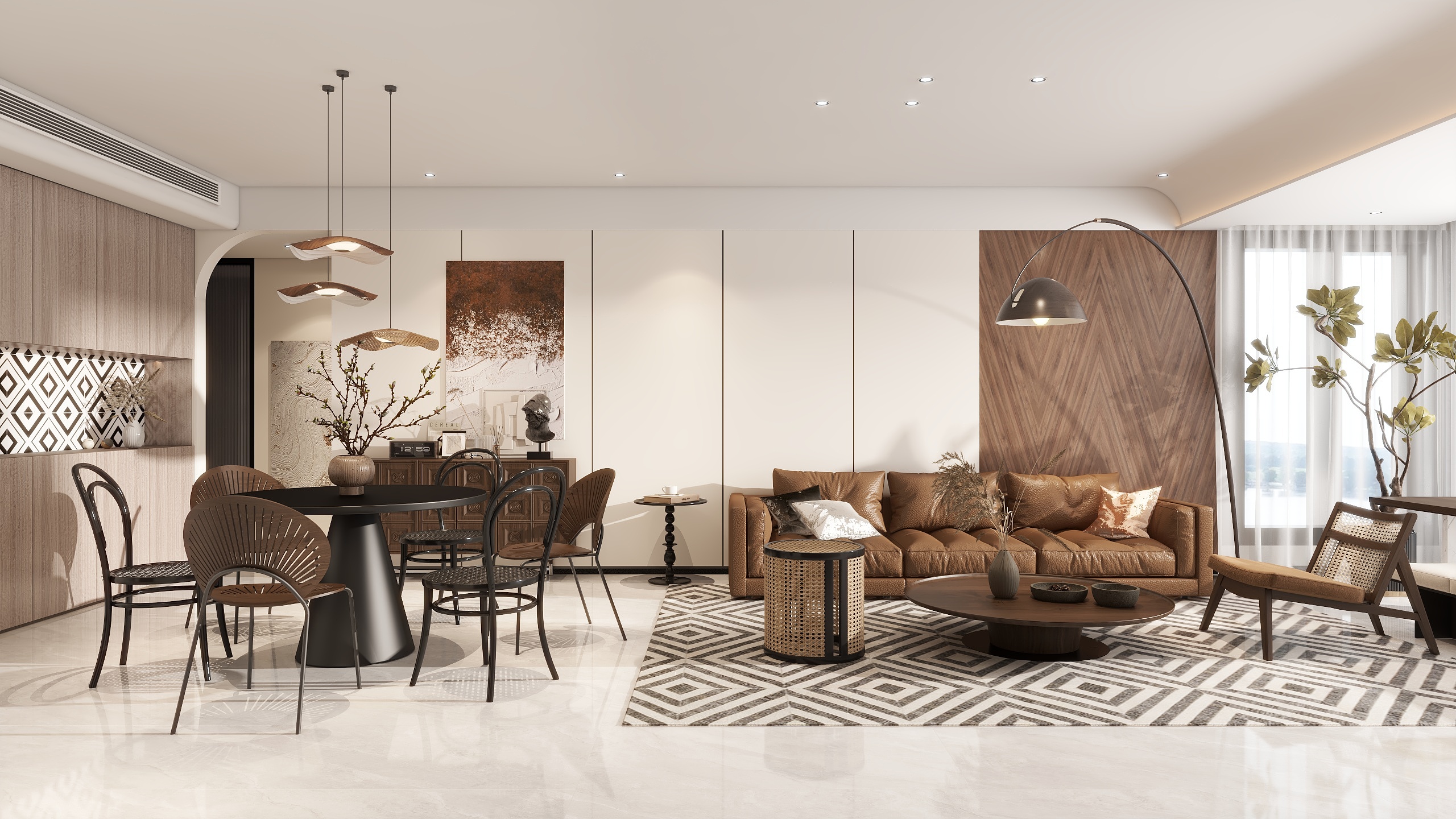 虾米yDiM-现代简约122㎡4室-装修设计方案