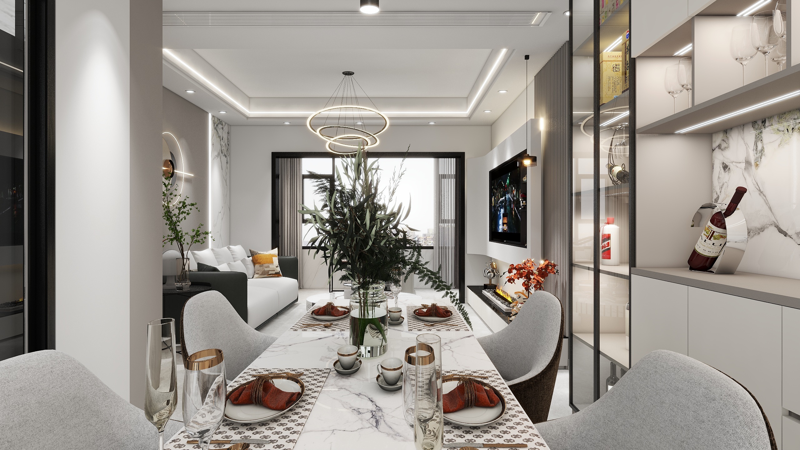 今日方原-张总孚中央6#2104-装修设计方案