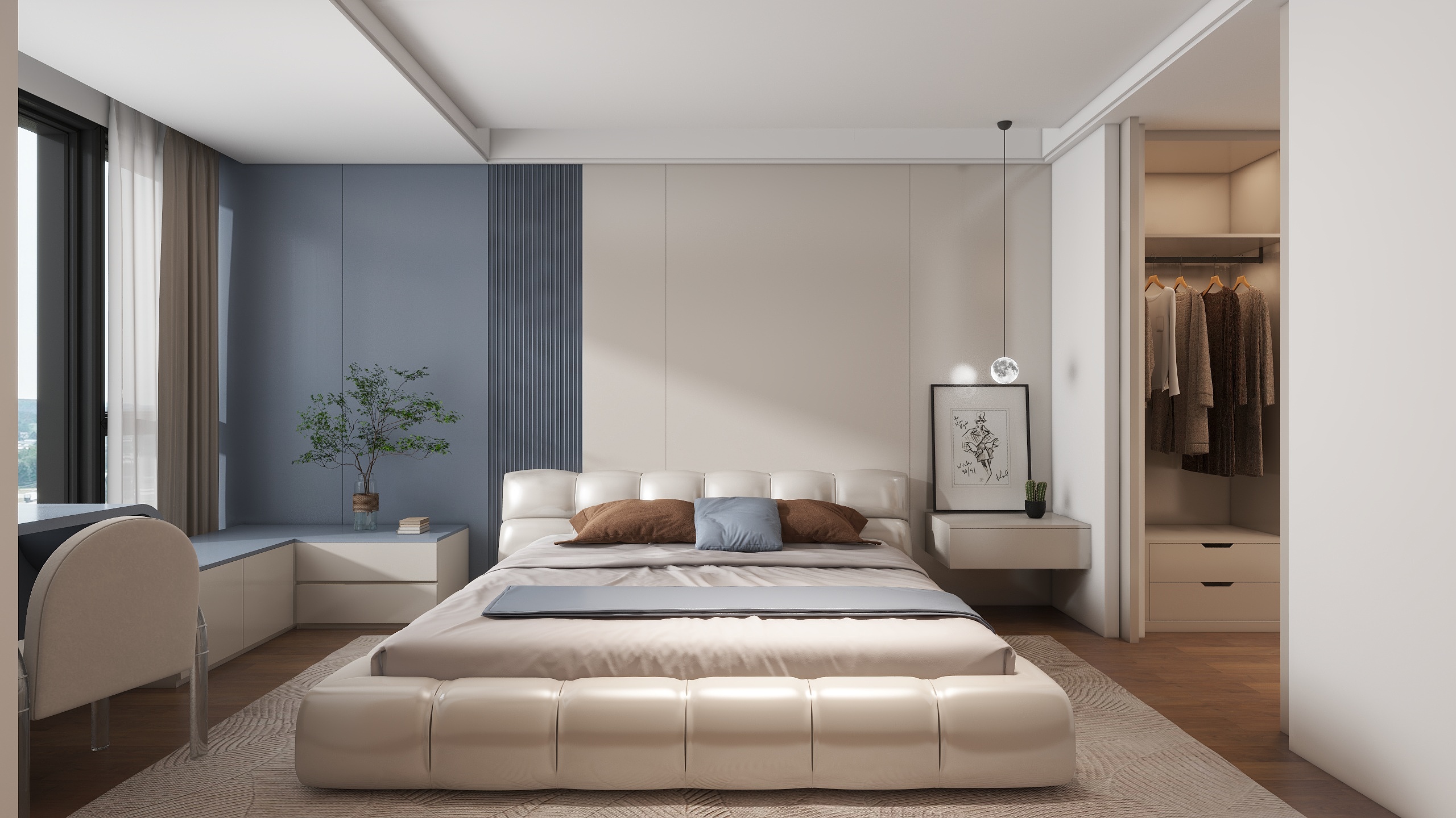 卷毛家整屋定制张洁-提香湾-装修设计方案