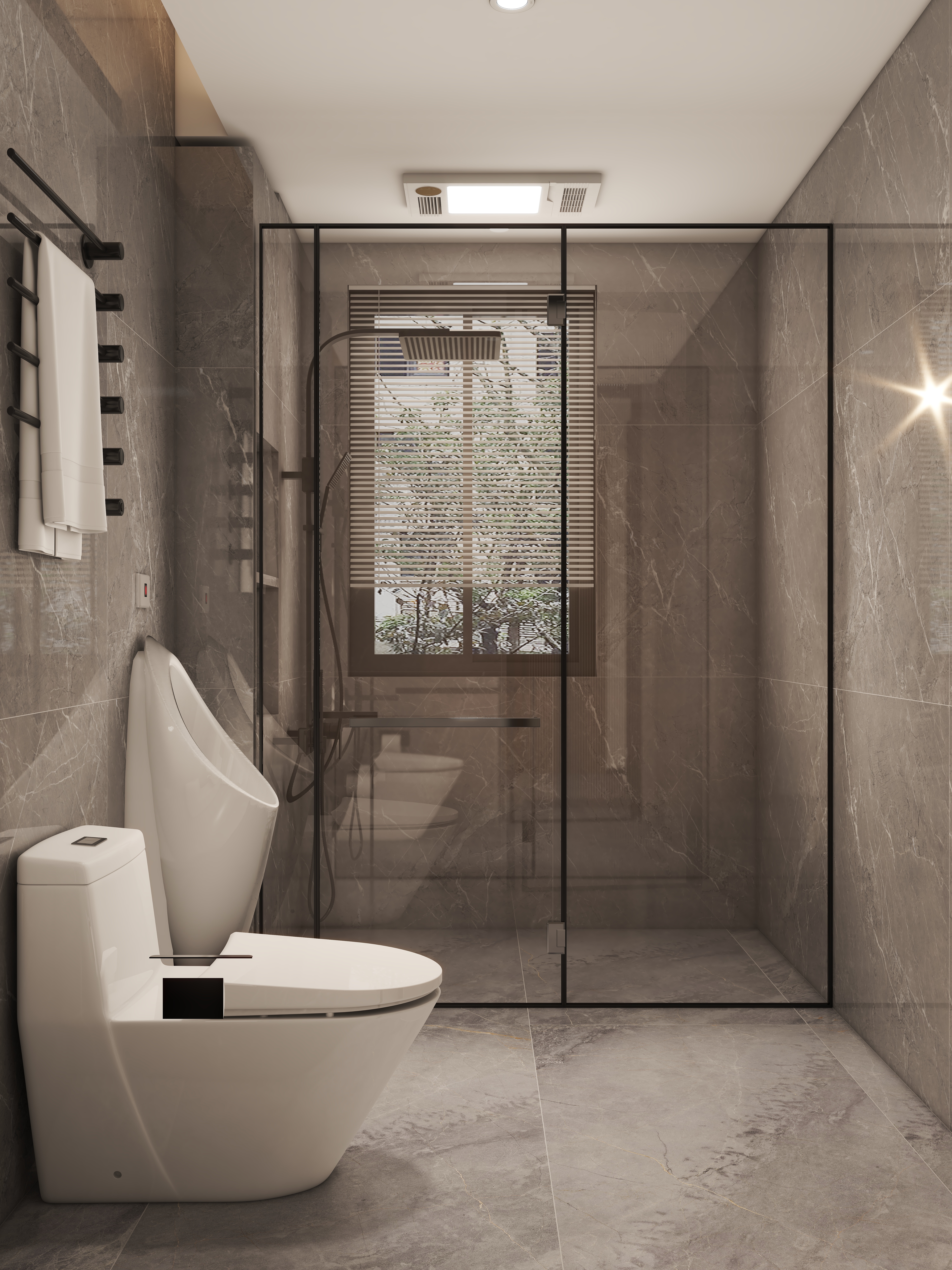 恒一装饰-意式极简  3室两厅120㎡-装修设计方案