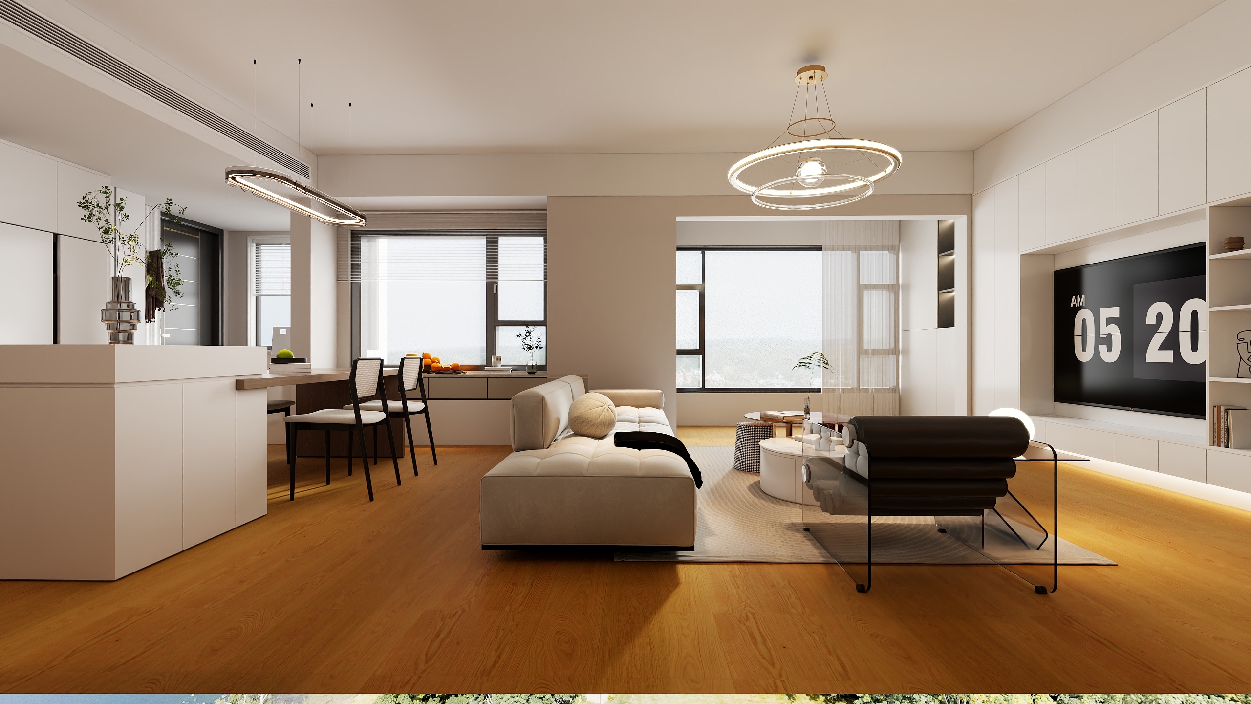 室内设计师阿杰-120平现代简约设计-装修设计方案