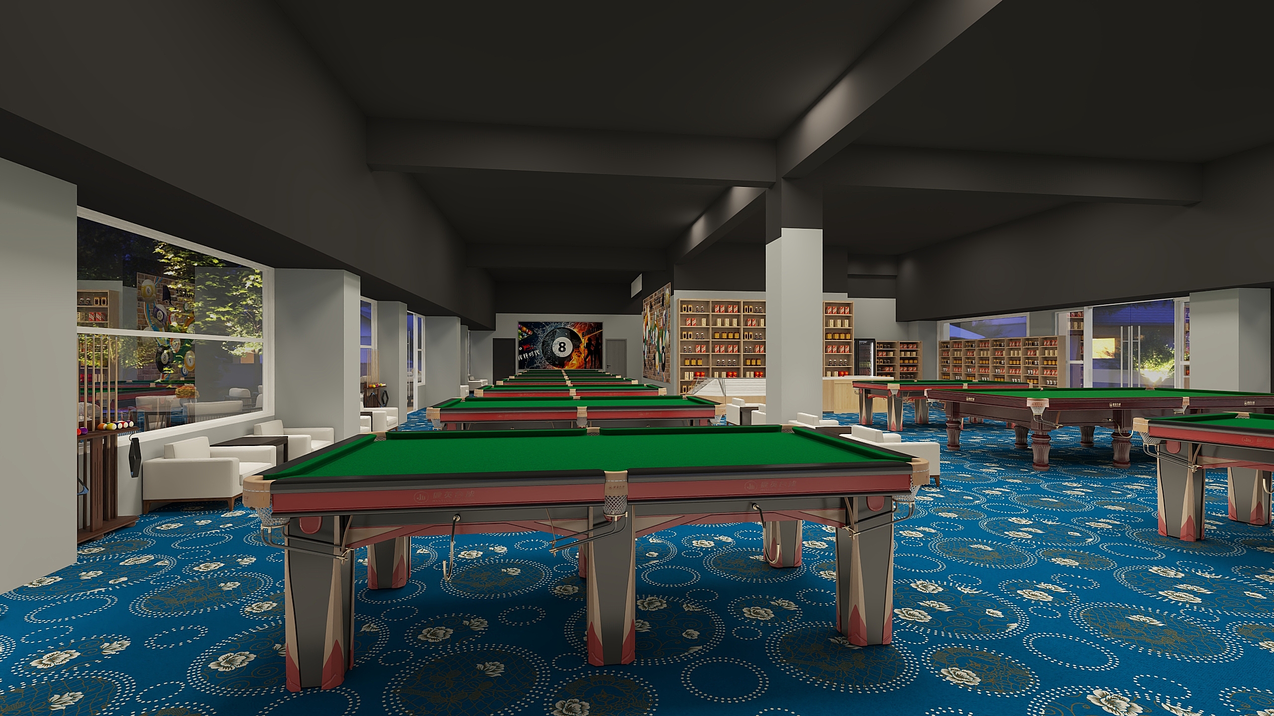 IlrHAiQFhhBHBMdxJWxhcFAEPmmAgA-台球室 -平面模拟2-装修设计方案